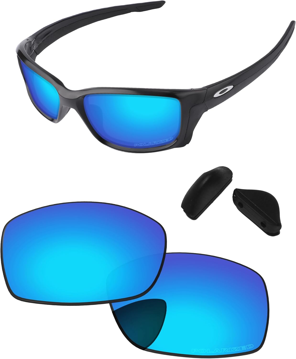 レンズ新品 OAKLEY STRAIGHTLINK Amazon.co.jp: [PapaViva] Pro+ 偏光 For オークリー サングラス